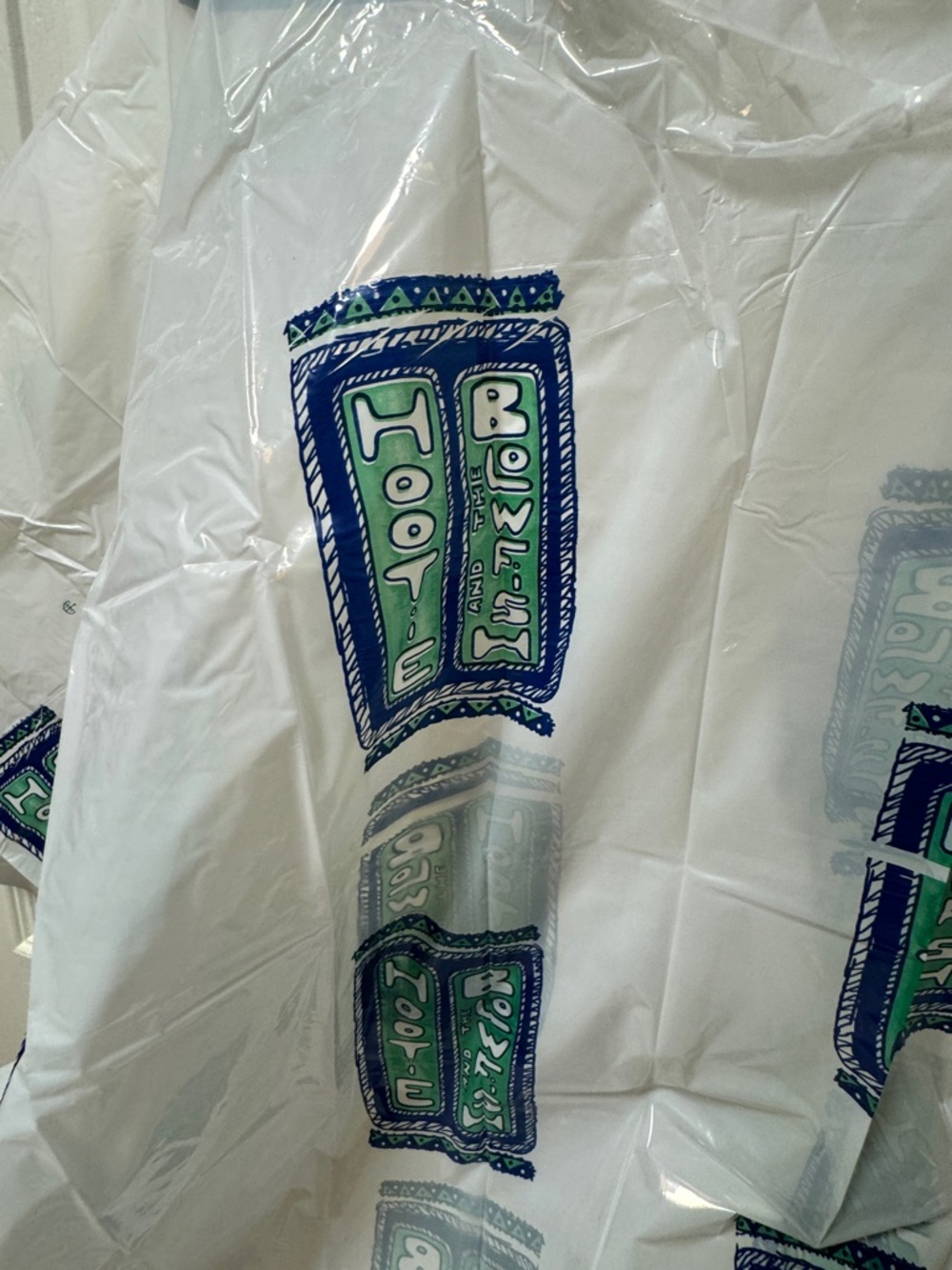 Hootie & The Blowfish Rain Poncho Set (4) Vintage Concert Merch NWT - Picture 3 of 6